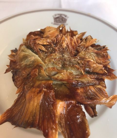 Fried artichoke