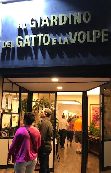 La Giardino del Gatto e la Volpe in Rome, Italy.