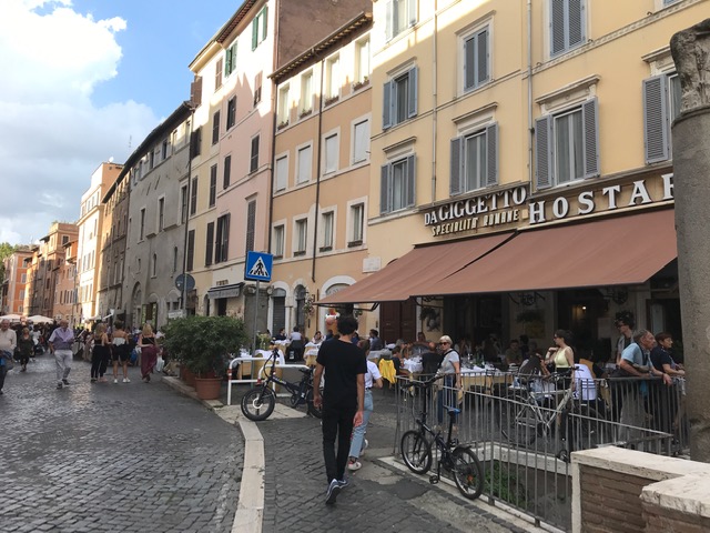 Hostaria Da Giggato in Rome, Italy.