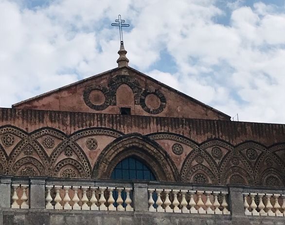 Exterior detail of the Monreale Cathedral.