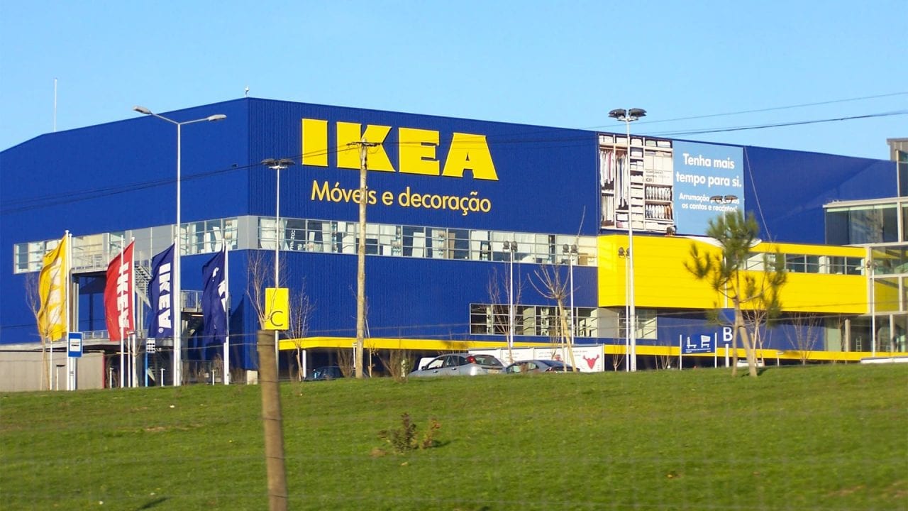 The IKEA store in Porto, Portugal