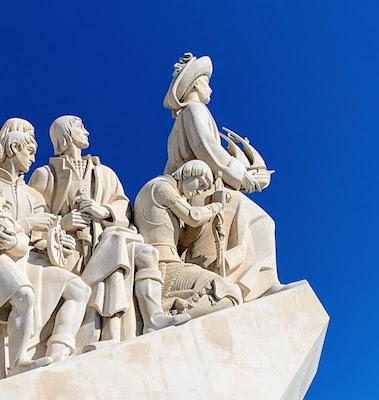 The front of the Padrão dos Descobrimentos in Lisbon