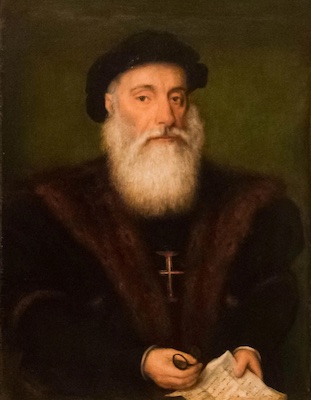 A portrait of Vasco da Gama