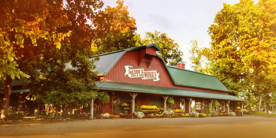 We bought the apples for our pie at The Apple Works in Trafalgar, Indiana.