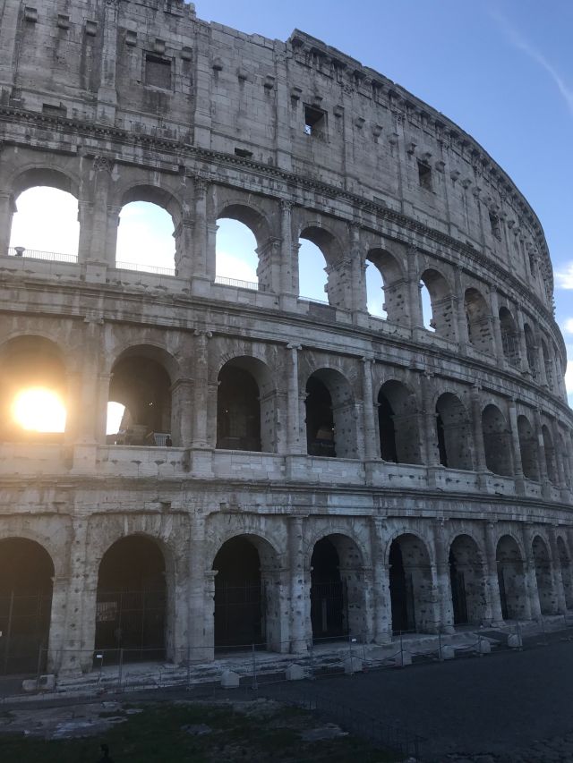 The Colosseum in Rome.