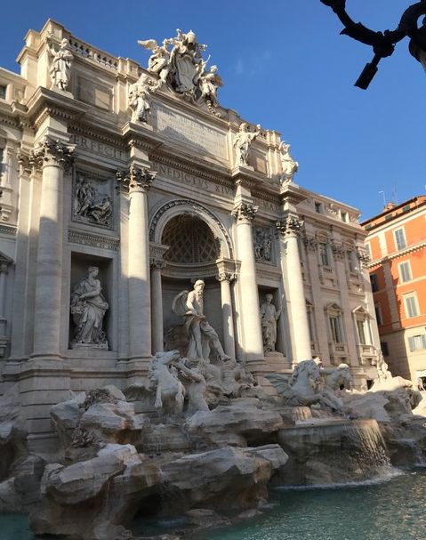 The Trevi Fountain, Rome, Italy