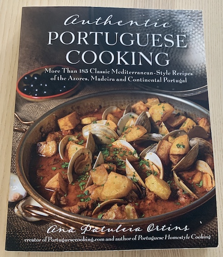 The cover of "Authentic Portuguese Cooking" by Ana Patuleira Ortins