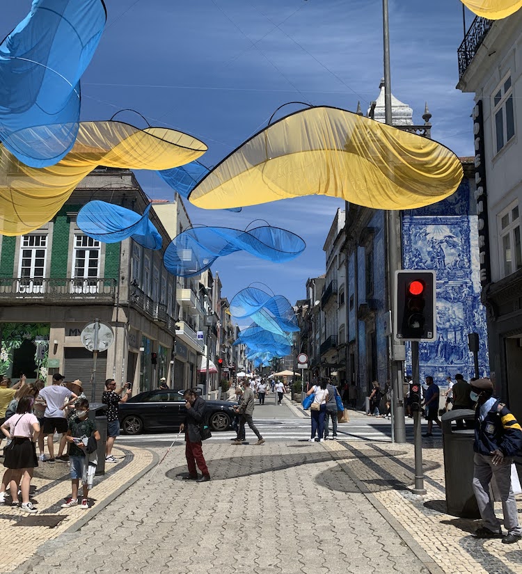 Rua de Santa Catarina in Porto, Portugal