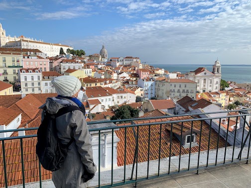 The view of Lisbon from Alfama