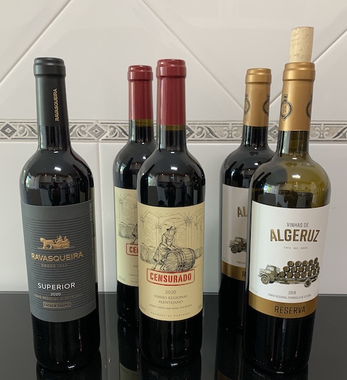 Novos vinhos tintos - new red wines we're trying.