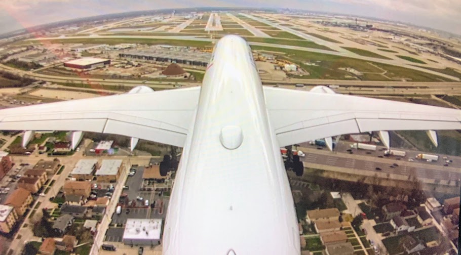 Approaching O'Hare International Airport, Chicago