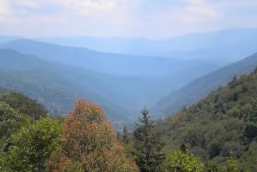 The mountains of east Tennessee