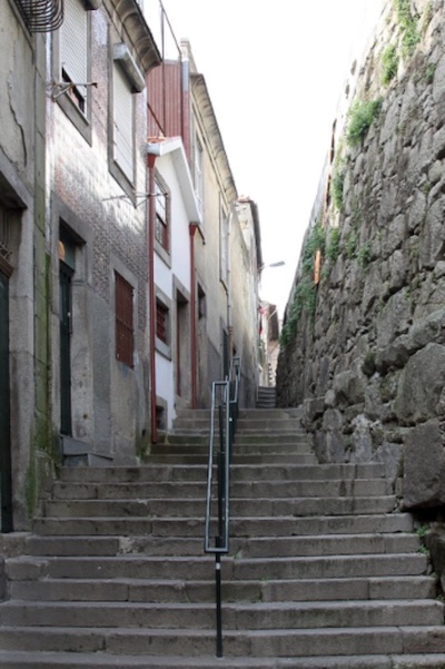 The Escada da Vitória (Stairs of Victory) in Porto