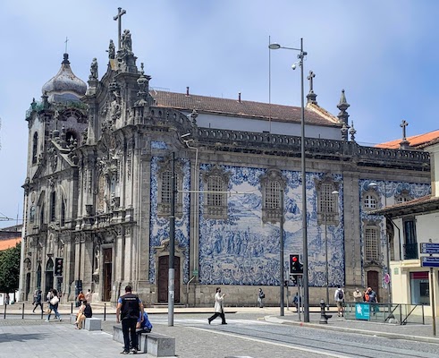 The Igreja do Carmo in Porto