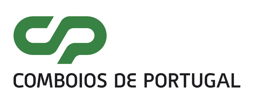 The logo of CP - Comboios de Portugal