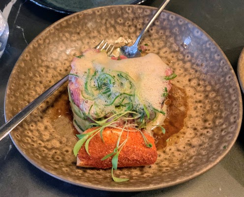 Tuna tartare at P4 na Baixa in Porto