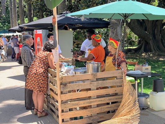 Chefs from Guiena-Bissau at Foodtopia in Lisbon