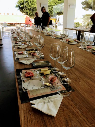 The tasting room at the Duca Di Salaparuta winery in Sicily.