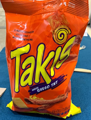 A package of Takis snacks