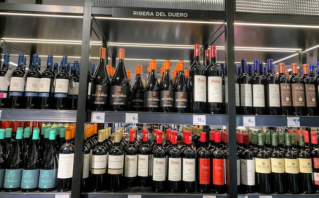 Ribera del Duero wines on display in Madrid