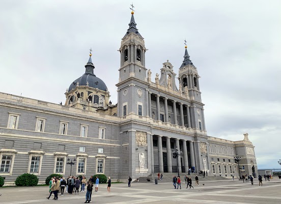 The Alumdena Cathedral in Madrid.