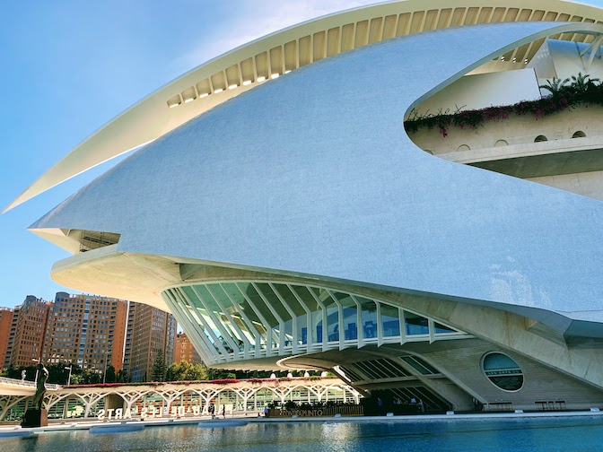 7189 - City of Arts and Sciences 2 The Palau de les Arts Reina Sofia - the Valencia Opera House