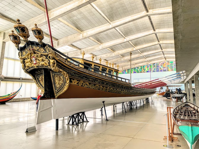 A side view of the royal barge Sirius