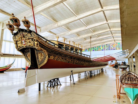 A side view of the royal barge Sirius