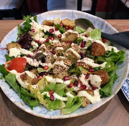 The falafel salad at Tayybeh