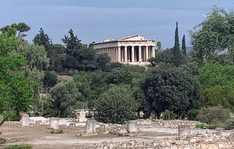 The Temple of Hephaistos in the Ancient Agora of Athens, Greece