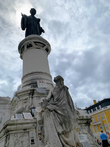 The monument to Dr. Souza Martins in the Campo dos Mártires da Pátria in Lisbon.