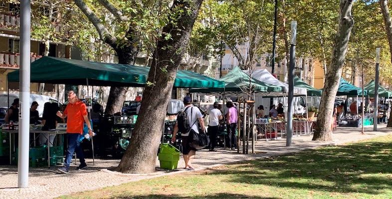 The Saturday Farmers' Market at Campo Pequeno.