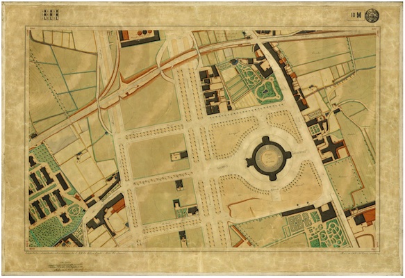 An early 20th Century map of Lisbon showing the Campo Pequeno square.