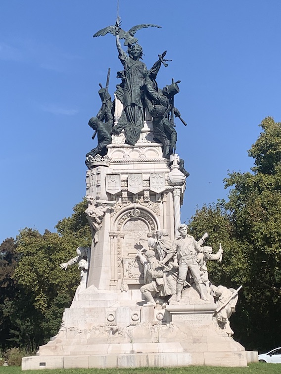 The Monumento Aos Heróis da Guerra Peninsular - the Monument to the Heroes of the Peninsular War at Campo Grande in Lisbon.