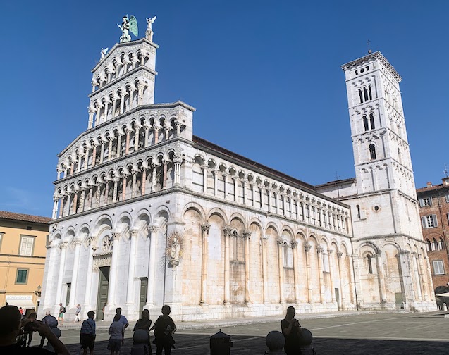 The Chiesa de San Michele in Foro (Church of Saint Michael in the Forum).