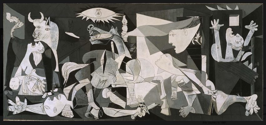 Guernica, by Pablo Picasso.