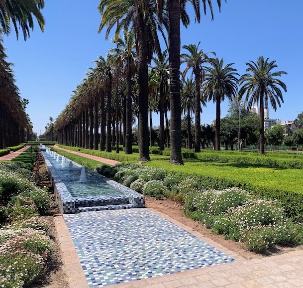 Arab League Park in Casablanca.