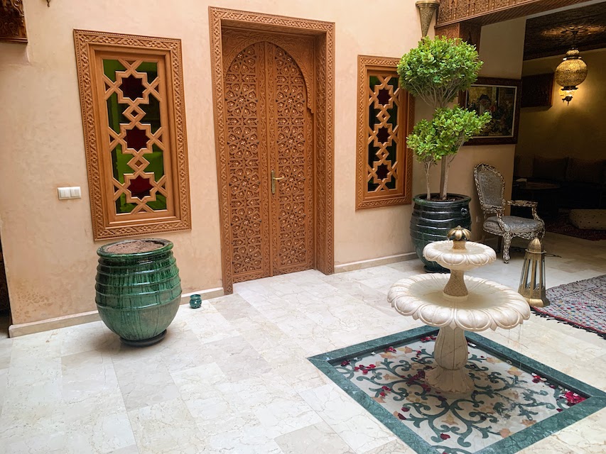 An interior view at the Diamond of Marrakech hotel.