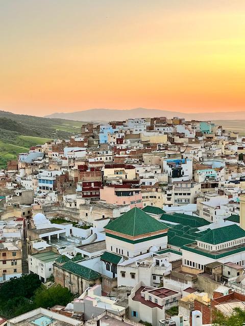 Sunset in Moulay Idriss