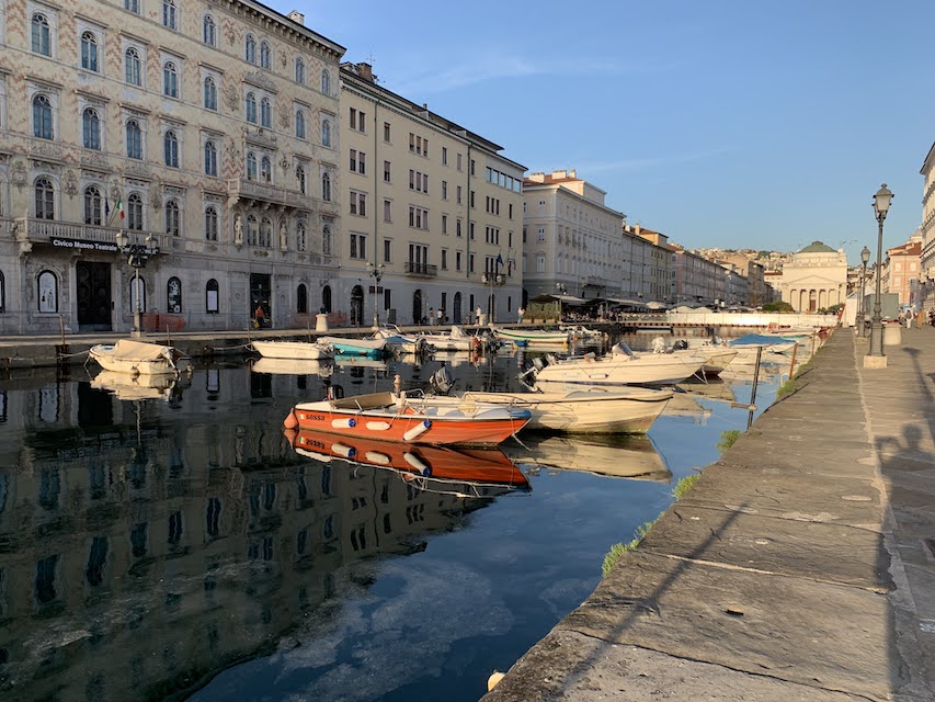 The Grand Canal in Trieste.