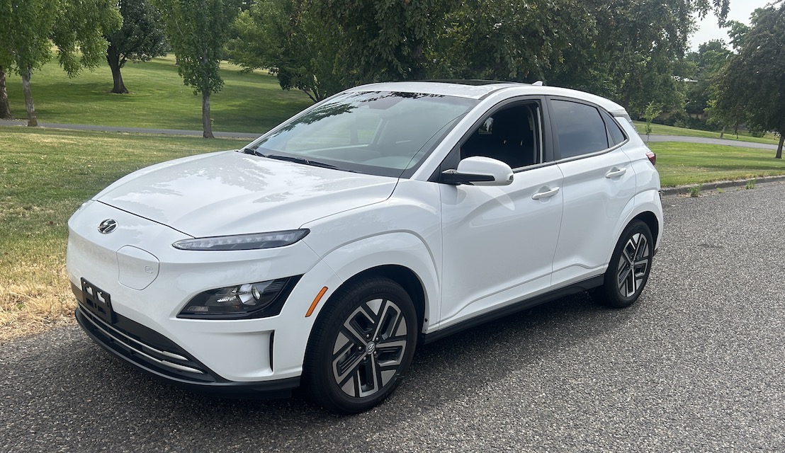 Our 2022 Hyundai Kona EV.