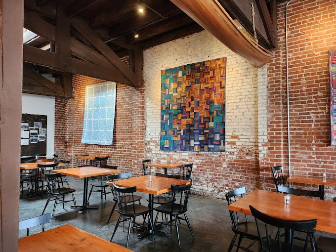 The back dining room at The Pie Safe Bakery.