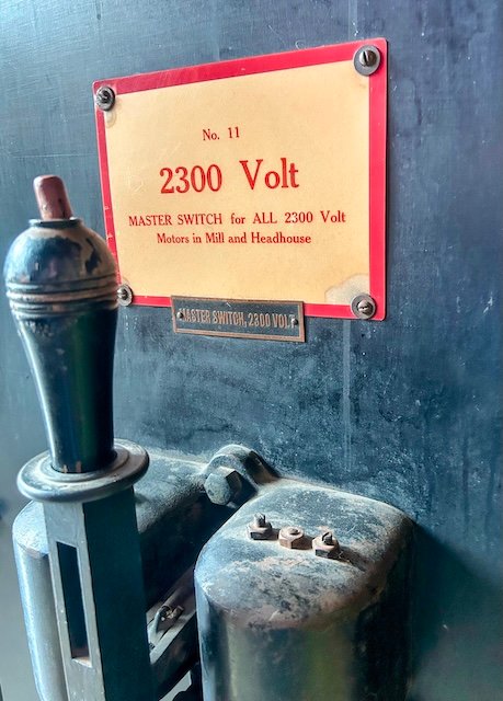 One of the high voltage switches that used to control the machinery at the Sunshine Mill in The Dalles, Oregon.